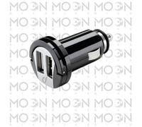 Cellularline MICROCBRUSBDUATAB Chargeur Voiture Double USB 3A 12V/24V Tablette