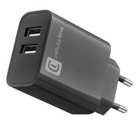 Cellularline MULTIPOWER 24W Chargeur secteur avec 2 ports USB