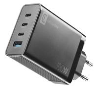 Cellularline - Nano GAN 100W - Chargeur 4 Ports USB-C jusqu'à 100W avec Technologie Gan pour Smartphones, Tablettes et Ordinateurs Portables USB-C