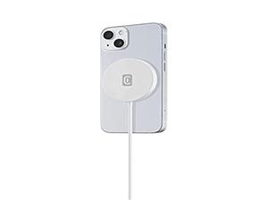Cellularline - Network Chargeur - Base de Charge sans Fil magnétique pour iPhone avec Technologie Magsafe