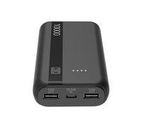 Cellularline PBENTRY10000K banque d'alimentation électrique Lithium-Ion (Li-Ion) 10000 mAh Noir