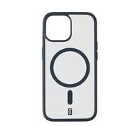 cellularline - Pop Mag - iPhone 15 Plus - Coque Transparente avec Bords colorés Compatible avec l'écosystème MagSafe - Bords protégés, Boutons et connecteurs - Bleu