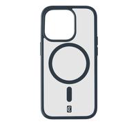 Cellularline Pop Mag - iPhone 15 Pro Max Étui transparent avec bords colorés compatible avec l'écosystème Magsafe Apple iPhone 15 Pro Max