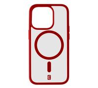 Cellularline Pop Mag - iPhone 15 Pro Max Étui transparent avec bords colorés compatible avec l'écosystème Magsafe Apple iPhone 15 Pro Max