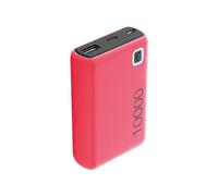 Cellularline | Power Bank Essence 10000 | Chargeur Portable de 10000mAh - Input 1xUSB-C, 1xMICRO USB, 10.5W - Output 1xUSB 12W - Rose