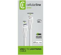 Cellularline Power Cable 60cm - USB-C to Lightning Câble USB-C à Lightning de charge et transfert de données.