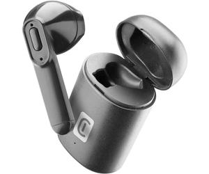 cellularline | Power Capsule | Écouteurs Oreillette Bluetooth Mono avec étui de Chargement, Temps d’écoute Total de 28 Heures - Noir