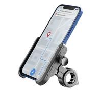 Cellularline Rider Steel - Universal Support de smartphone en aluminium pour guidon