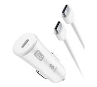 Cellularline Samsung Chargeur De Voiture USB-C Super Fast Charge 25W Avec Câble