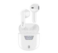 Cellular Line Écouteurs Seek True Wireless TWS Bluetooth Appels Socle de chargement Blanc