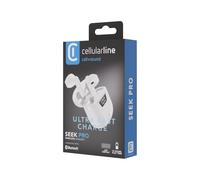 Cellularline SEEK PRO Écouteurs sans fil avec étui de chargement