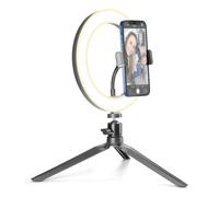 CELLULARLINE SELFIE RING BLACK Black