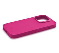 cellularline - Sensation+ pour iPhone 15 Pro Max - Coque Rigide en Silicone avec Finition Douce sans Effet Grip - Bords, Touches, Appareil Photo et connecteurs protégés - Rose