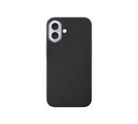 Cellularline SENSATIONIPH16K Housse iPhone 16 6.1" Noir Microfibre/Silicone, Compatible MagSafe, Protection Rayures, Recharge Sans Fil, 79g