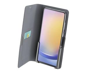 Cellularline Slide & Click Étui folio multi-compatible effet cuir - Taille L (Dimensions maximales du téléphone : 90mm x 174mm) Universel