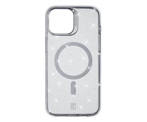 Cellularline Sparkle Mag - iPhone 15 Boîtier avec finition pailletée compatible avec l'écosystème MagSafe Apple (brand) iPhone 15