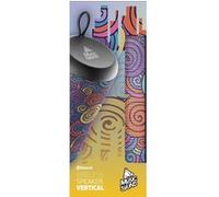 Music Sound Haut-Parleur Vertical | Haut-Parleur Bluetooth 5.0 extérieur - 5 Watts de Puissance - Playtime 4 Heures - Charge 1,5 Heures - Entrée Micro SD, clé USB et câble AUX - Fantaisie Cercles