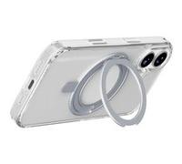 Cellularline Spin Mag - iPhone 17 Etui avec porte-anneau rotatif, compatible avec l'écosystème Magsafe Transparent
