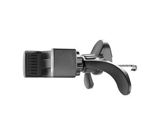 Cellularline - Spinf Fit - Support de Voiture avec Clip de Ventilation - Rotation à 360° - Vue Verticale et Horizontale de l'écran - Noir