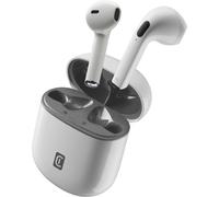 Cellularline Style Color - Casque sans fil Bluetooth V5.3 TWS avec étui de chargement (blanc)
