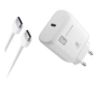 Cellularline ACHSMKITC2CPD25WW chargeur d'appareils mobiles Blanc Intérieure