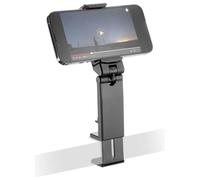 Cellularline Support de Voyage Universel pour Smartphone Compact - Attache à Pince - avec Double Articulation avec Rotation à 360°