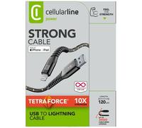 Cellularline Tetra Force Cable 120cm - Lightning