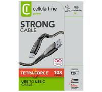 Cellularline Tetra Force Cable 120cm - USB-C Câble USB-C ultra-résistant