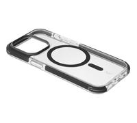 Cellularline - Cas Ultra Protecteur pour iPhone 15 Pro - Tetra Force Strong Guard Mag - Compatible avec l'écosystème Apple MagSafe - Transparent