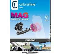Cellularline Touch Mag Suction Cup Support auto magnétique de smartphone pour système MagSafe