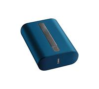 Cellularline | Tragbare Ladegeräte | Extra kompaktes tragbares Ladegerät 10000Mha - USB-C Power Delivery 20W für iPhone - 18W adaptiver USB-Anschluss für Samsung - Blau