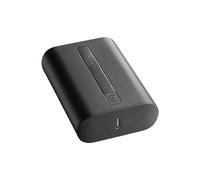Cellularline | Tragbare Ladegeräte | Extra kompaktes tragbares Ladegerät 10000Mha - USB-C Power Delivery 20W für iPhone - 18W adaptiver USB-Anschluss für Samsung - Schwarz