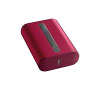 Cellularline | Tragbare Ladegeräte | Extra kompaktes tragbares Ladegerät 10000Mha - USB-C Power Delivery 20W für iPhone - 18W adaptiver USB-Anschluss für Samsung - Rot