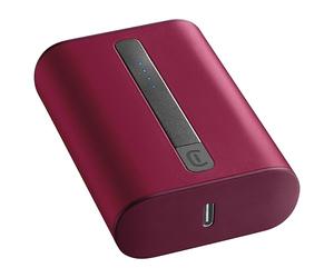 Cellularline | Tragbare Ladegeräte | Extra kompaktes tragbares Ladegerät 10000Mha - USB-C Power Delivery 20W für iPhone - 18W adaptiver USB-Anschluss für Samsung - Rot