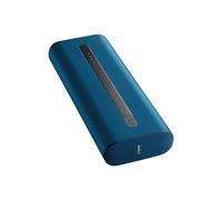 Cellularline | Tragbare Ladegeräte | Extra kompaktes tragbares Ladegerät 20000Mha - USB-C Power Delivery 20W für iPhone - 18W adaptiver USB-Anschluss für Samsung - Blau