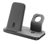 Cellularline | Trio Wireless Charger | Chargeur sans Fil 3 en 1 pour appareils Apple : iPhone, Apple Watch, Airpods