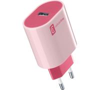Cellularline USB-A Charger Style Color - Adaptateur secteur - rose