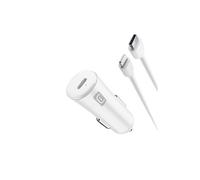 Cellularline USB-C Car Charger Kit 20W - USB-C to Lightning - iPhone 8 or later