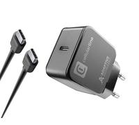 cellularline | USB-C Charger Kit 15W | Chargeur USB-C pour Samsung Câble 1 m - Puissance de Sortie maximale 15 Watt - Noir