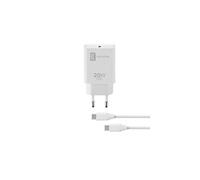 Cellularline USB-C Charger Kit 20W - USB-C to USB-C - iPad Pro (2018 or later) and iPad Air (2020)