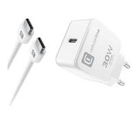 Cellularline USB-C Charger Kit 30W Smartphone, Tablette Blanc Secteur Intérieure BLANC G