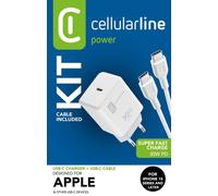 Cellularline USB-C CHARGER KIT USB-C 30W Kit chargeur USB-C 30W - iPhone 15 series
