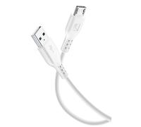 Cellular Line - Câble USB - Micro-USB de type B (M) pour USB (M) - plat - blanc
