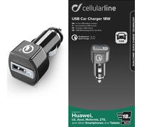 Chargeur pour voiture cellularline cbrhuusbqck usb 2.0, usb 3.0, usb-a 39239 G