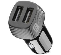 Cellularline - Adaptateur d'alimentation pour voiture - 2 A - 2 connecteurs de sortie (USB)