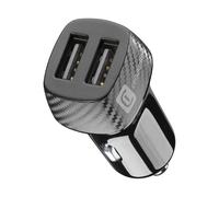 Cellularline USB Car Charger Dual - Universal Chargeur voiture à double port USB de 10 W