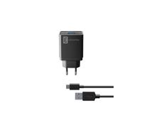 Cellularline USB Charger 10W - USB-C Chargeur secteur 10W avec câble USB-C
