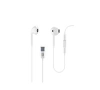 Cellularline Usb Type C Ecouteurs stéréo filaires avec microphone blanc