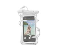 Cellular Line Étui imperméable Voyager universel pour smartphone 80 x 165 mm Blanc