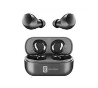 cellularline | Wink| Écouteurs Casque Stéréo TWS HiFi Bluetooth 5.0 avec étui de Charge - Autonomie Totale de 25 Heures - Recharge en 2 Heures - Portée 10 MT - Universel - Noir